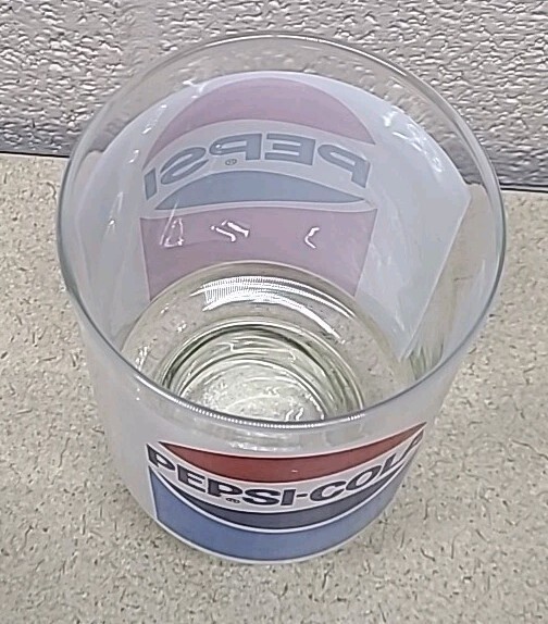 Vintage Pepsi Cola Large Footed 32 Ounce Drinking Tumbler Glass Pedestal  Item image 3