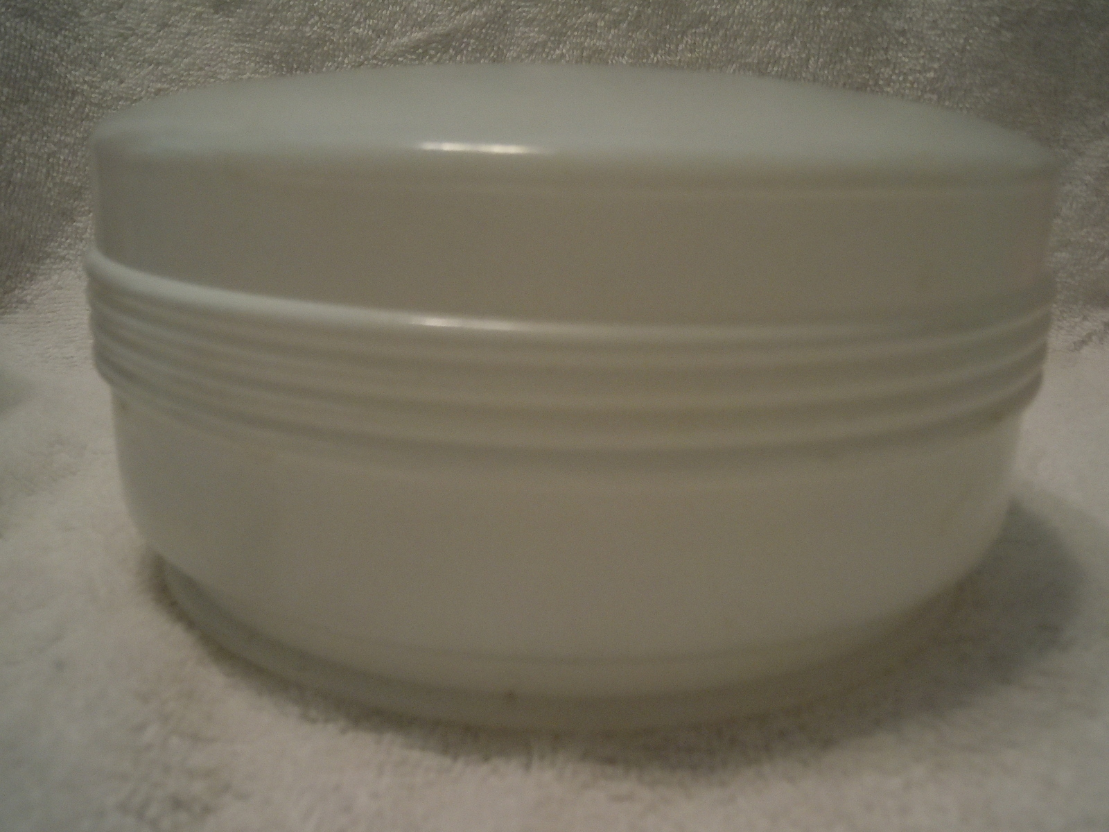 Vintage White Glass Round Ceiling Light Fixture Cover - $7.99