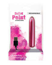 Bullet Point Rechargeable Bullet 10 Functions Pink - $16.82