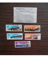 vintage stamps Germany G.D.R. 1976 Set of 5 Bridges and Overpasses  # 17... - $5.00