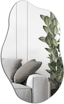 Irregular Mirror Wall Decor 19.7 X 33.5 Inch,Frameless Vanity Mirrors For Living - $119.99