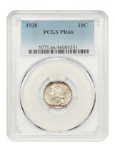 1938 10C PCGS PR66 - $381.94