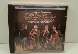 Beethoven: quartetto d&#39;archi Vermeer op. 130/133 (CD, 1985, Teldec) GER. - £11.86 GBP