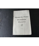 Chagrin Falls, Ohio- Summer Theatre PROGRAM, 1954 Season. RARE! - $18.41