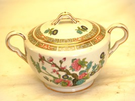 Indian Tree Maddock Sugar Bowl Gold Trim - £22.91 GBP