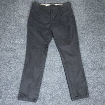 Banana Republic Fulton Pants Mens 30x30 (30x27) Grey Slim Chino Low Rise... - $22.65