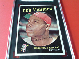 1959 Bob Thurman Topps High # 541 Sgc 50 Reds !! - £19.54 GBP