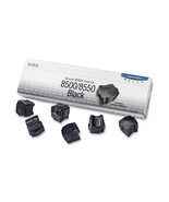 Xerox 108R00672 Phaser 8500 8550 Ink-Cartridge (Black, 6-Sticks) in Reta... - $31.48 CAD