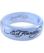 Ed Hardy Blue Love Kills Slowly Bangle Bracelet - £15.69 GBP