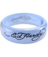 Ed Hardy Blue Love Kills Slowly Bangle Bracelet - £14.93 GBP