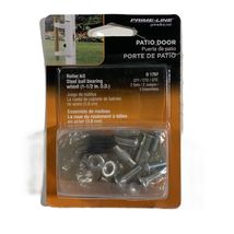 Sliding Door Roller Kit 1-1/2&#39;&#39; D Concave Roller, Yellow Zinc, Prime-Lin... - $8.90