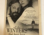 All The Winters That Have Been Tv Guide Print Ad Richard Chamberlain Tpa16 - £4.73 GBP