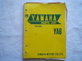 1966 Yamaha YA6 125 Parts List Book manual catalog - $27.71