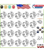 Eco-Friendly Stainless Steel Adjustable Hose Clamps - Perfect for DIY an... - €14,63 EUR