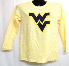 West Virginia Mountaineers Yellow Long Sleeve Shirt Small - $14.73