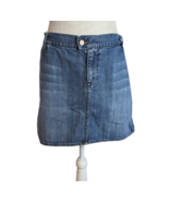 Old Navy Womens Sz 16 Medium Wash Denim Blue Jean Skirt - £14.80 GBP