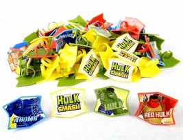 Cupcake Topper Rings, HULK ~ Agents of SMASH ~ 40 Pcs,  Softer &amp; Safer Plastic - £15.62 GBP