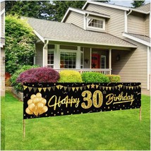 Celebrate 30 Deluxe Party Kit - Vibrant Decorations for Him &amp; Her, Premium Black - $21.77