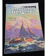 Vtg The Yachtsmen&#39;s Magazine Motor Boating April 1937 Great Old Ads Cove... - $39.85 CAD