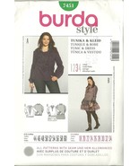 Burda Sewing Pattern 7451 Misses Womens Dress Tunic Size 18 - 34 New - $9.99