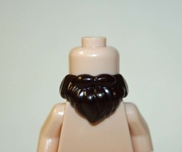 Gift Minifigure Brown Beard facial hair piece for Fast Ship - $45.70 MXN