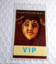 Fleetwood Mac VIP Vintage Backstage Pass Original Pop Rock Music Behind The Mask - £22.76 GBP