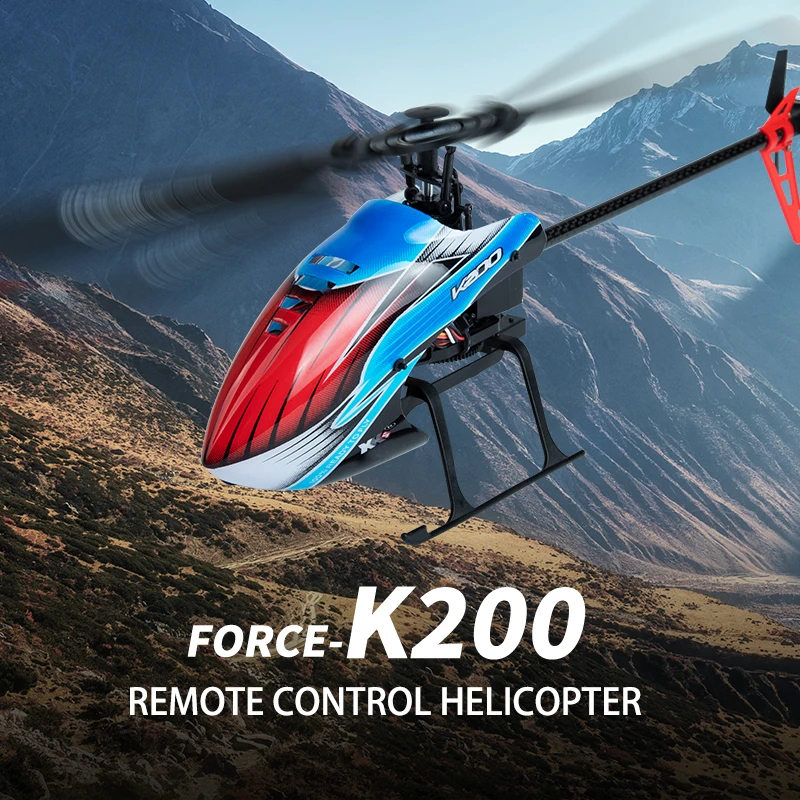 WLtoys XK K200 RC Helicopter 4CH 2.4G Remote Control Plane Optical Flow - £89.03 GBP