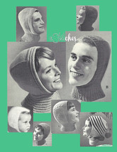 PDF Vintage Helmets for the Whole Family - 8 Knitting patterns (PDF 5050) - £3.98 GBP