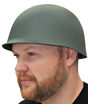 Jacobson Hat Company Men&#39;s Army Helmet, Green, Adult - £73.81 GBP