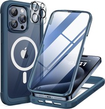 Magnetic Case Compatible With iPhone 15 Pro Max Case 6.7&#39;&#39;Case , Blue - £12.16 GBP
