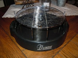 NuWave 20355 Pro Oven Base &amp; Drip Pan W/ Oven Rack Grill BLACK - £27.68 GBP