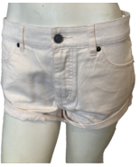 Volcom Jeans Stoned Short Pale Pink Jean Shorts Size 5 - $17.08 CAD