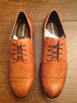 Cole Haan Men&#39;s Dustin Cap Toe Brogue Tan Leather Dress Shoes-11.5M - Ne... - $180.00