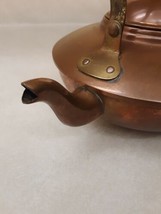 Teapot 1lb 2oz 3.75&quot; base, 7&quot; diameter, 3.75&quot; opening. Free moving wood ... - $49.30