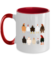 Chickens Mugs Chickens Red-2T-Mug  - £14.11 GBP