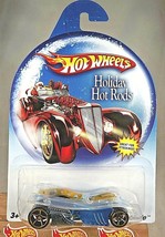 2008 Hot Wheels Holiday Hot Rods Series MOTOBLADE Blue w/Gold OH5 Spoke Wheels - £6.35 GBP