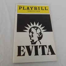 Evita Playbill Feb 1981 Broadway Theatre Derin Altay James Stein David C... - £15.11 GBP