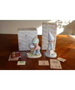 Lot Precious Moments Nobody&#39;s Perfect &amp; You Always Stand Behind Me Golf ... - $443.98 MXN