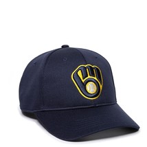 Milwaukee Brewers  Baseball Hat  3D Embroidered Emblem MLB Official - £12.62 GBP