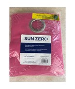 Sun Zero Black Out Curtain 40&quot; x 84&quot; 1 Grommet Panel Pink NEW In Open Pa... - $13.85