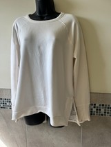 Athleta White Sweatshirt SZ Medium Oversized Thumbhole NWOT - $78.21 Athleta White Sweatshirt SZ Medium Oversized Thumbhole NWOT - $78.21