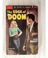 THE EDGE OF DOOM - Leo Brady - THRILLER - TROUBLED YOUNG MAN MURDERS A P... - £7.95 GBP