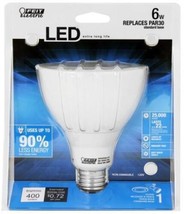 (6 Lot) Feit Electric Accent Led 6W 120V PAR30L (Long) Clear Flood BPPAR30/L/LED - £87.25 GBP