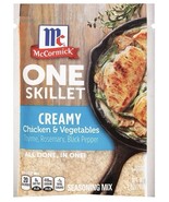 McCormick One Skillet Creamy Chicken &amp; Vegetables Seasoning Mix, 1 oz - $247.28 MXN