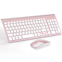 Wireless Keyboard And Mouse Ultra Slim Combo, 2.4G Silent Compact Usb 2400Dpi Mo - £51.39 GBP
