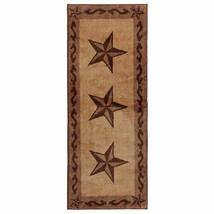 Rustic Star Chocolate Runner Rug - $309.75 CAD