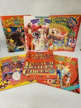 6 Vintage Ringling Bros Barnum Bailey Circus Magazines 1981, 1983 -1986, 1989 - £160.71 GBP