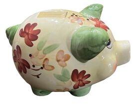 Ceramic Piggy Bank - Multicolor - $3.91