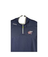 Columbus Blue Jackets Hockey Shirt Mens Small NHL Navy Blue Reebok Cente... - $32.67