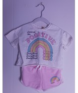 Smiley World Toddler Girl&#39;s Size 18 Months Short Sleeve T-Shirt &amp; Shorts... - $145.74 MXN